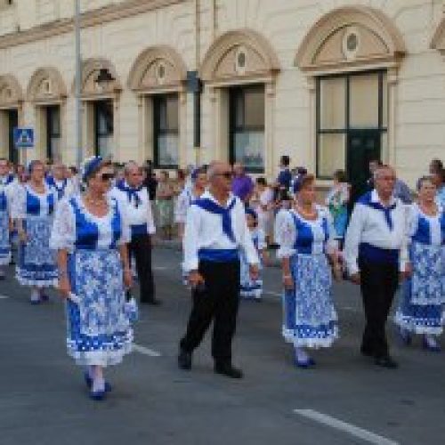 Procesión por el día de la Virgen en la fiestas patronales de Melilla.